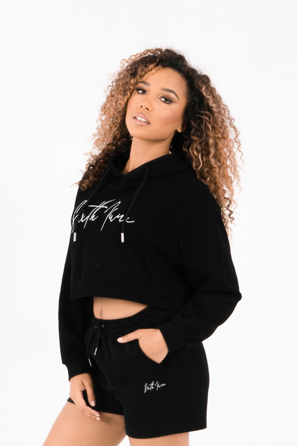 Sixth June - Sweatshirt capuche molletonné Noir