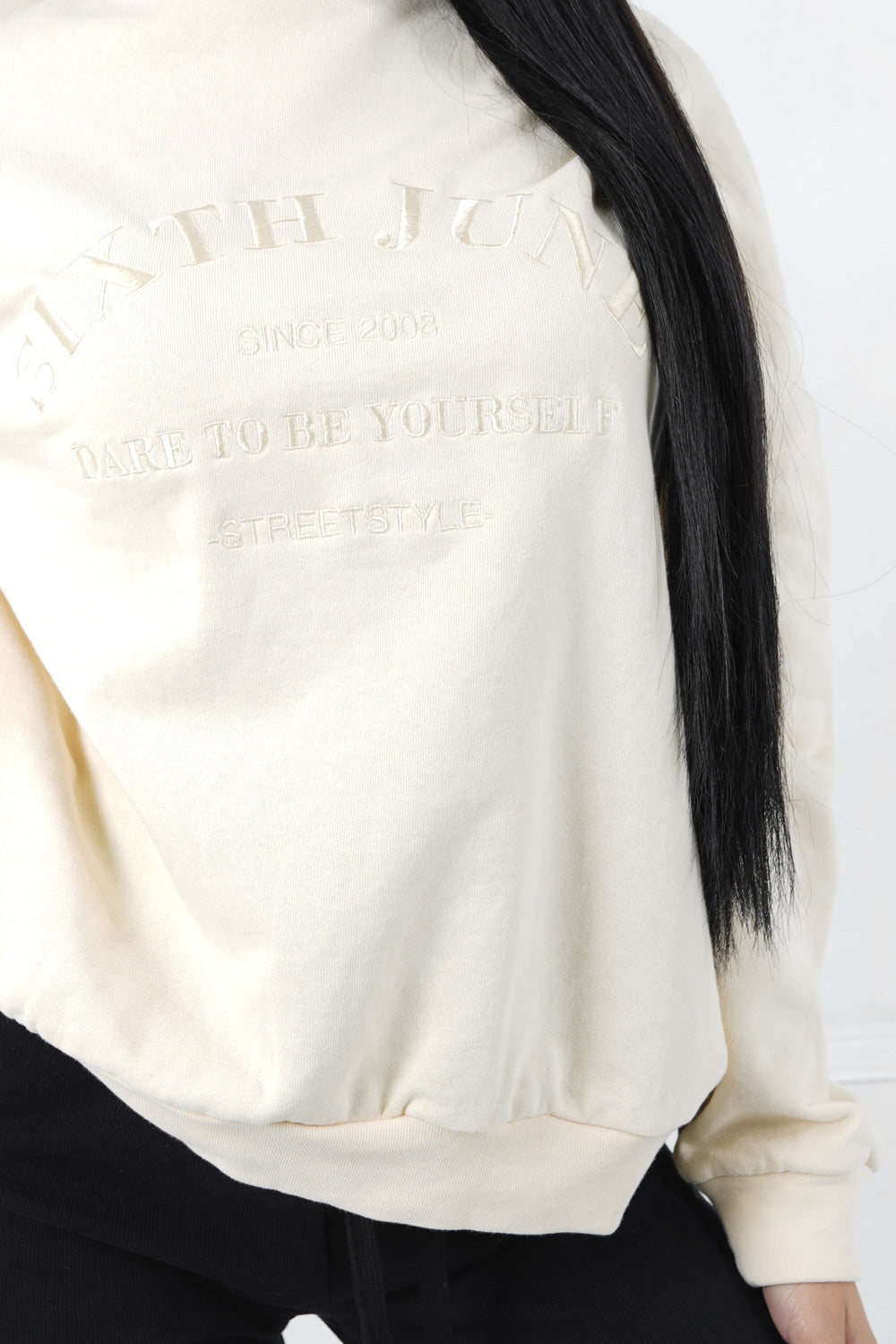 Sixth June - Sweatshirt ton sur ton Jaune clair