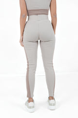 Sixth June - Legging bicolor côtelé Beige clair