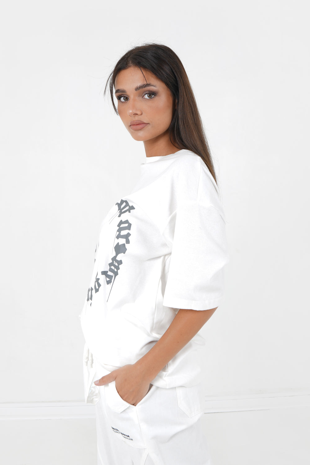 Sixth June - T-shirt imprimé oversize Blanc