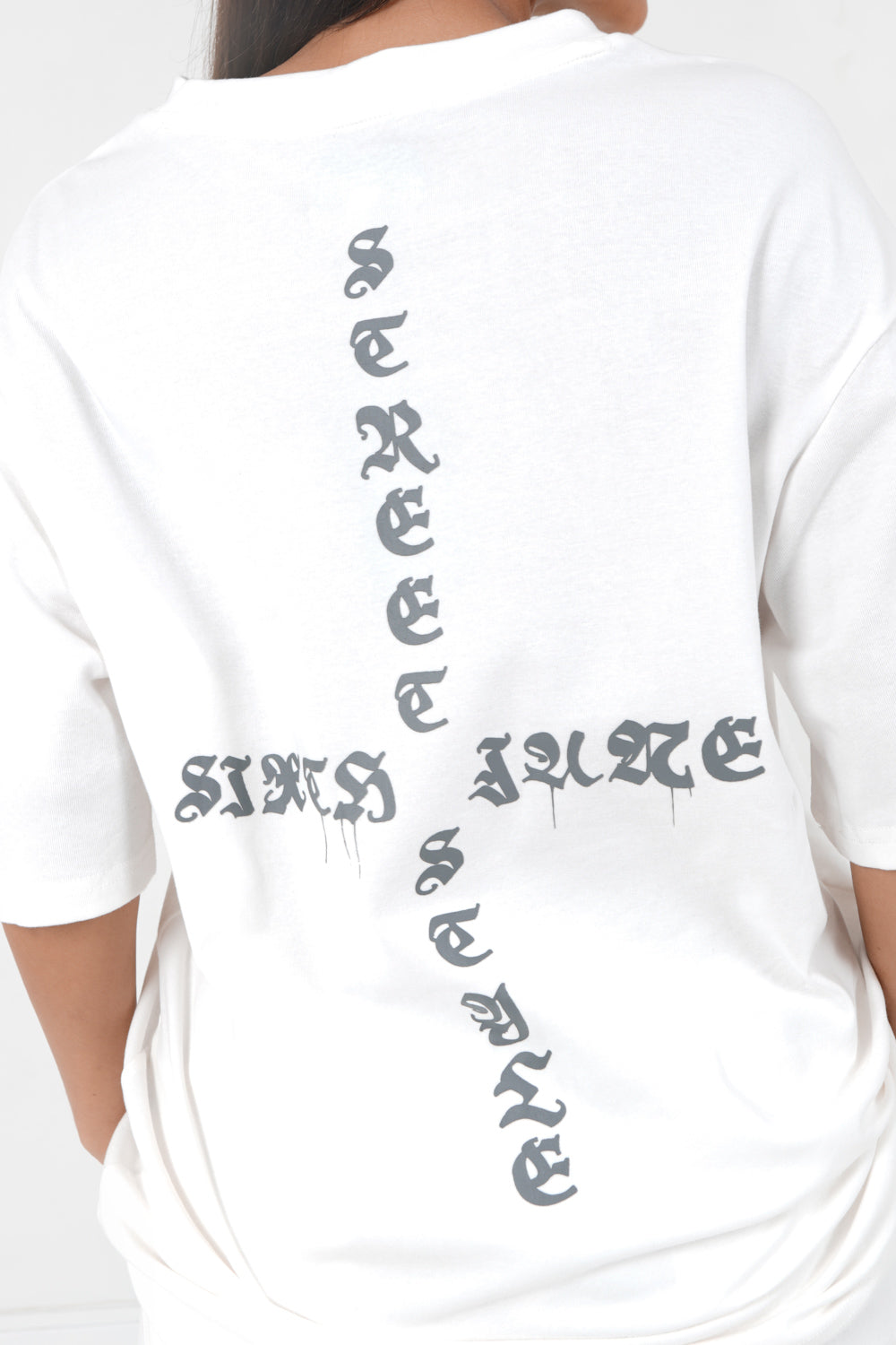 Sixth June - T-shirt imprimé oversize Blanc