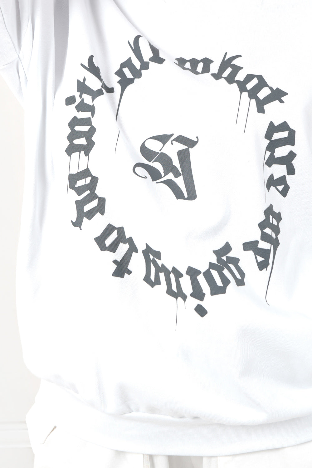 Sixth June - Sweatshirt imprimé oversize Blanc