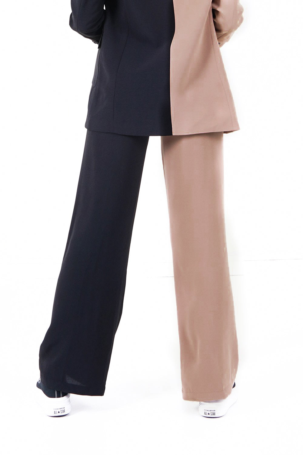 Sixth June - Pantalon large bicolore Multicolore