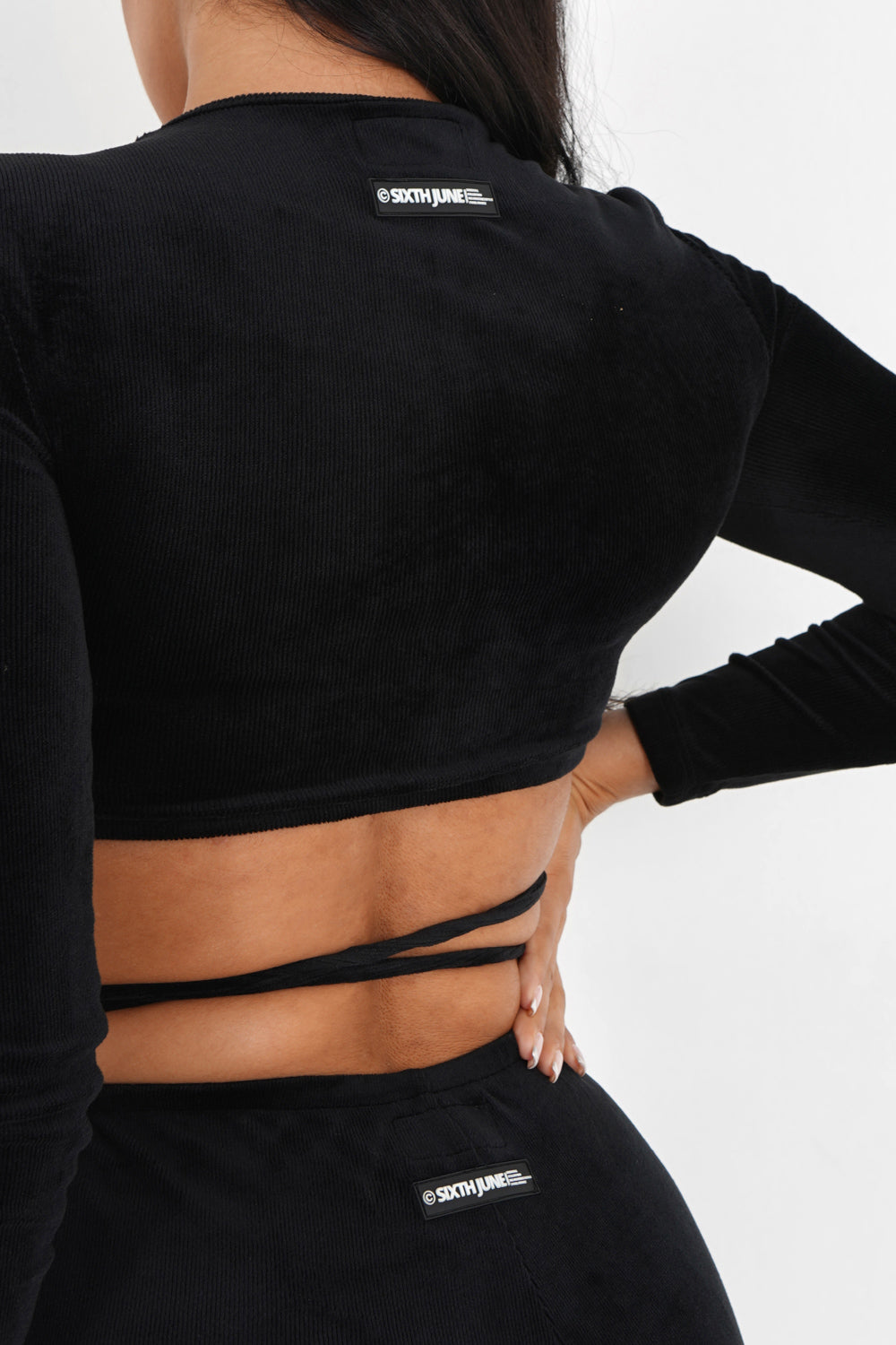 Sixth June - Top cordons velours côtelé Noir