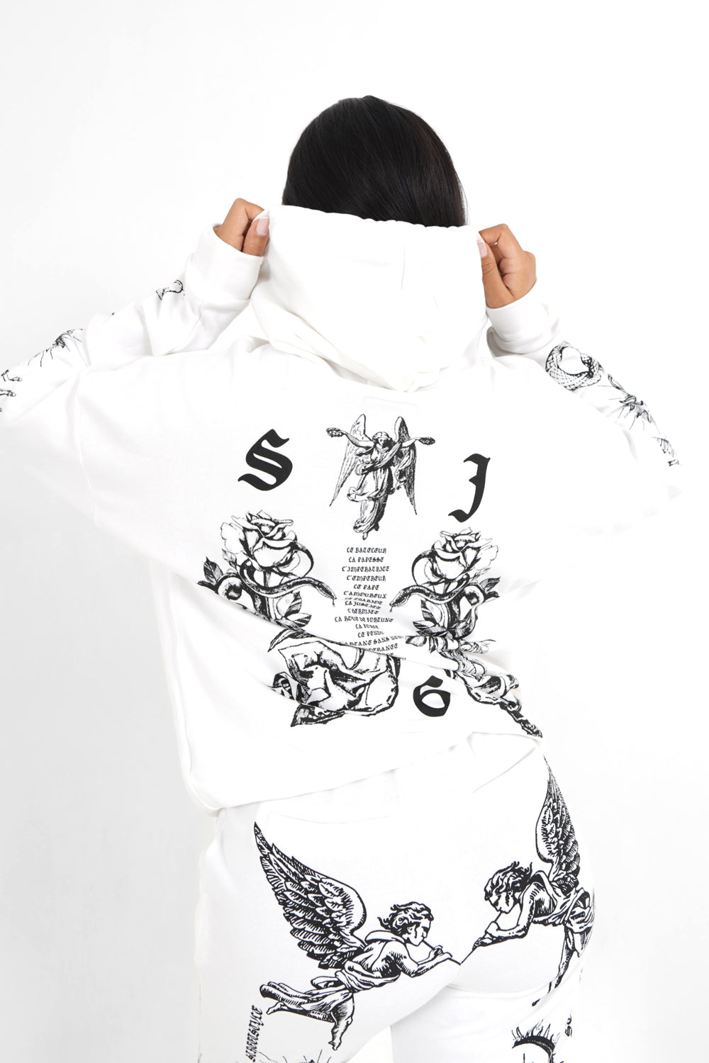 Sixth June - Sweatshirt imprimé Tarot Blanc