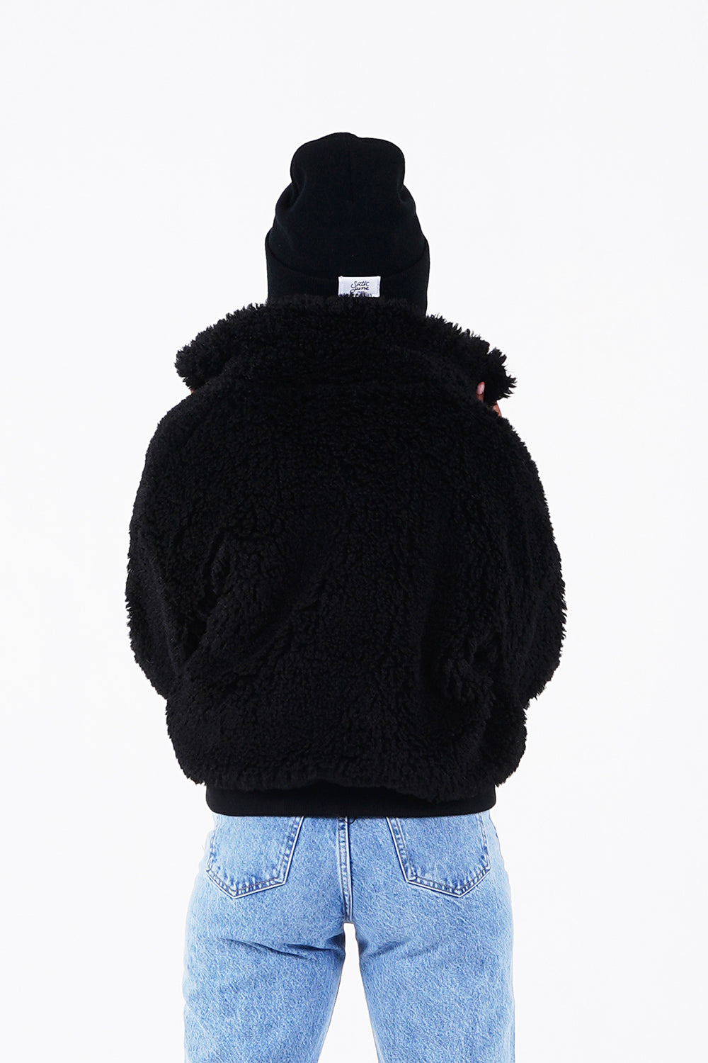 Sixth June - Veste sherpa courte Noir