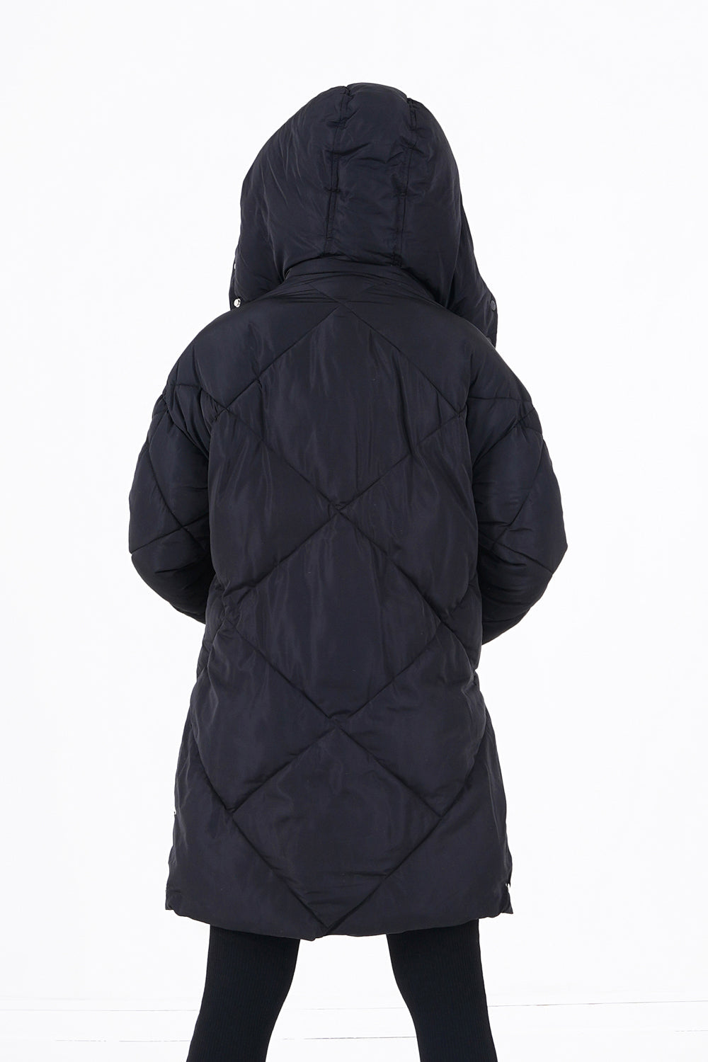Sixth June - Doudoune longue matelassée Noir