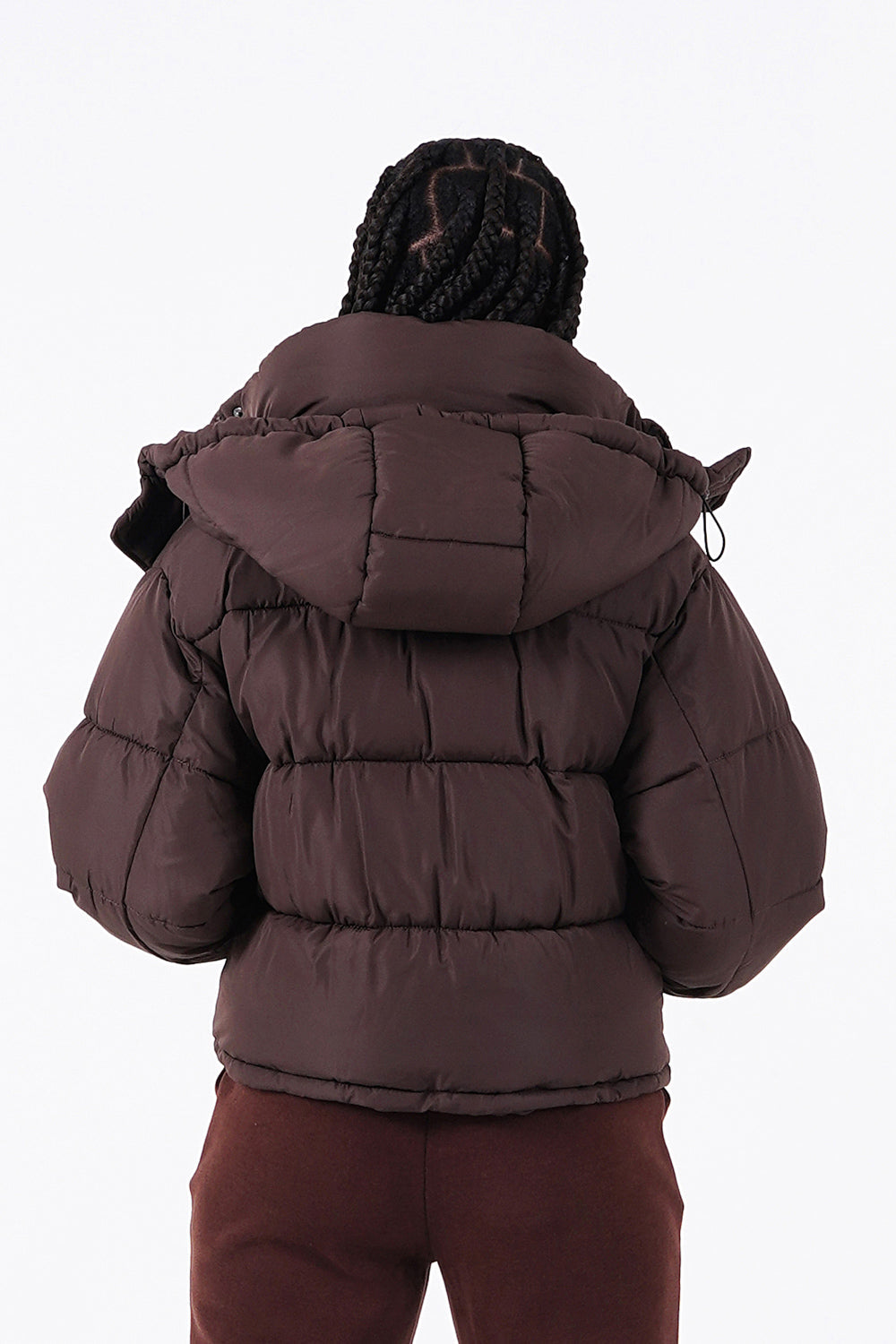 Sixth June - Doudoune courte oversize Marron