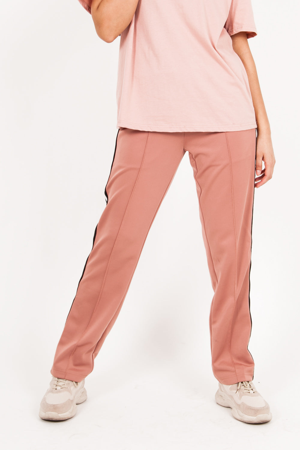 Sixth June - Pantalon jogging bande rose