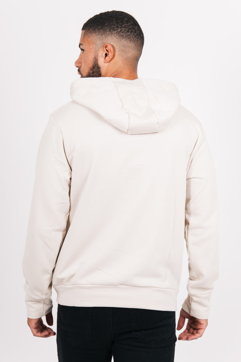 Sixth June - Sweat à capuche basique logo beige