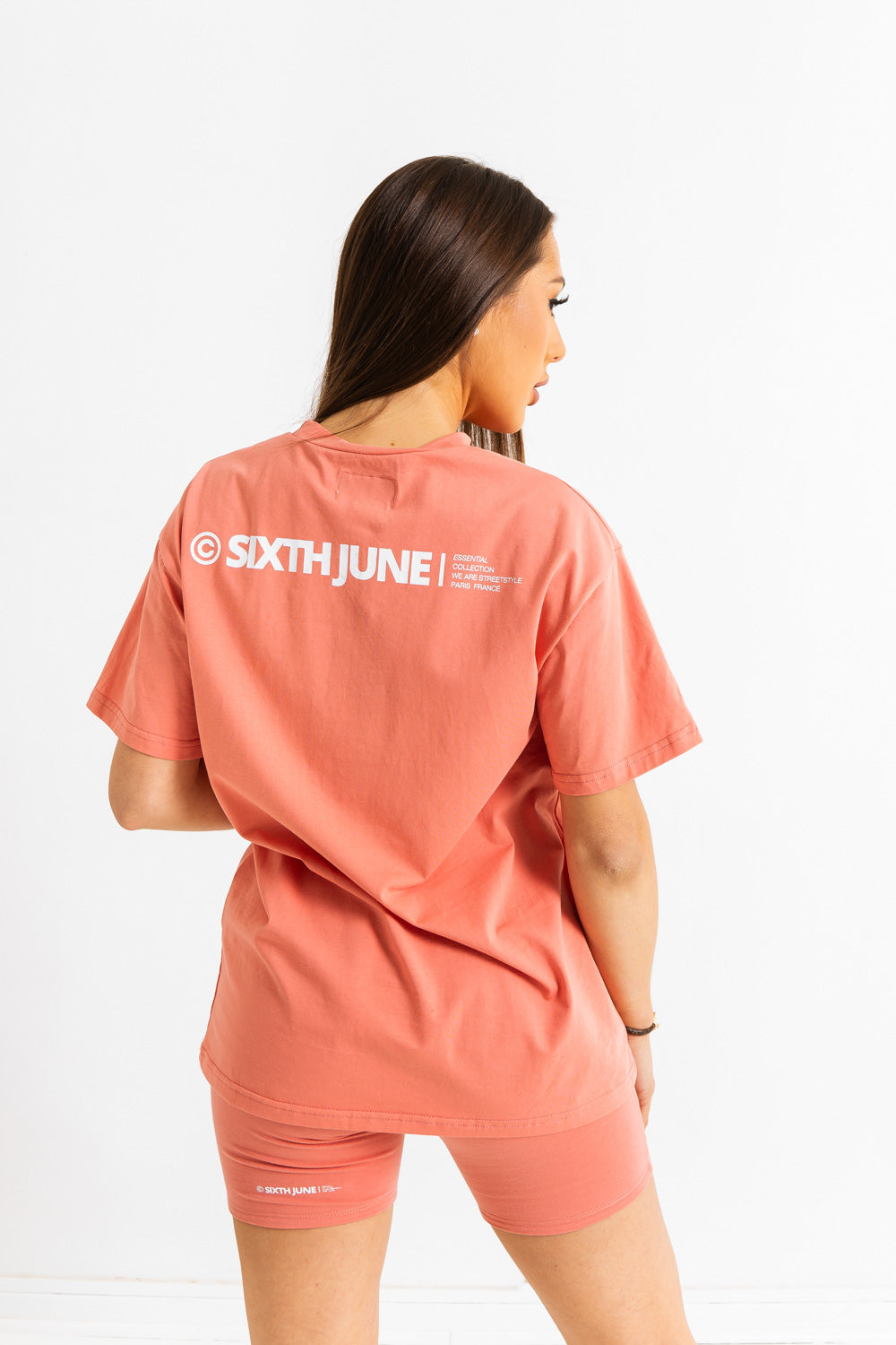 Sixth June - T-shirt double logo Rose