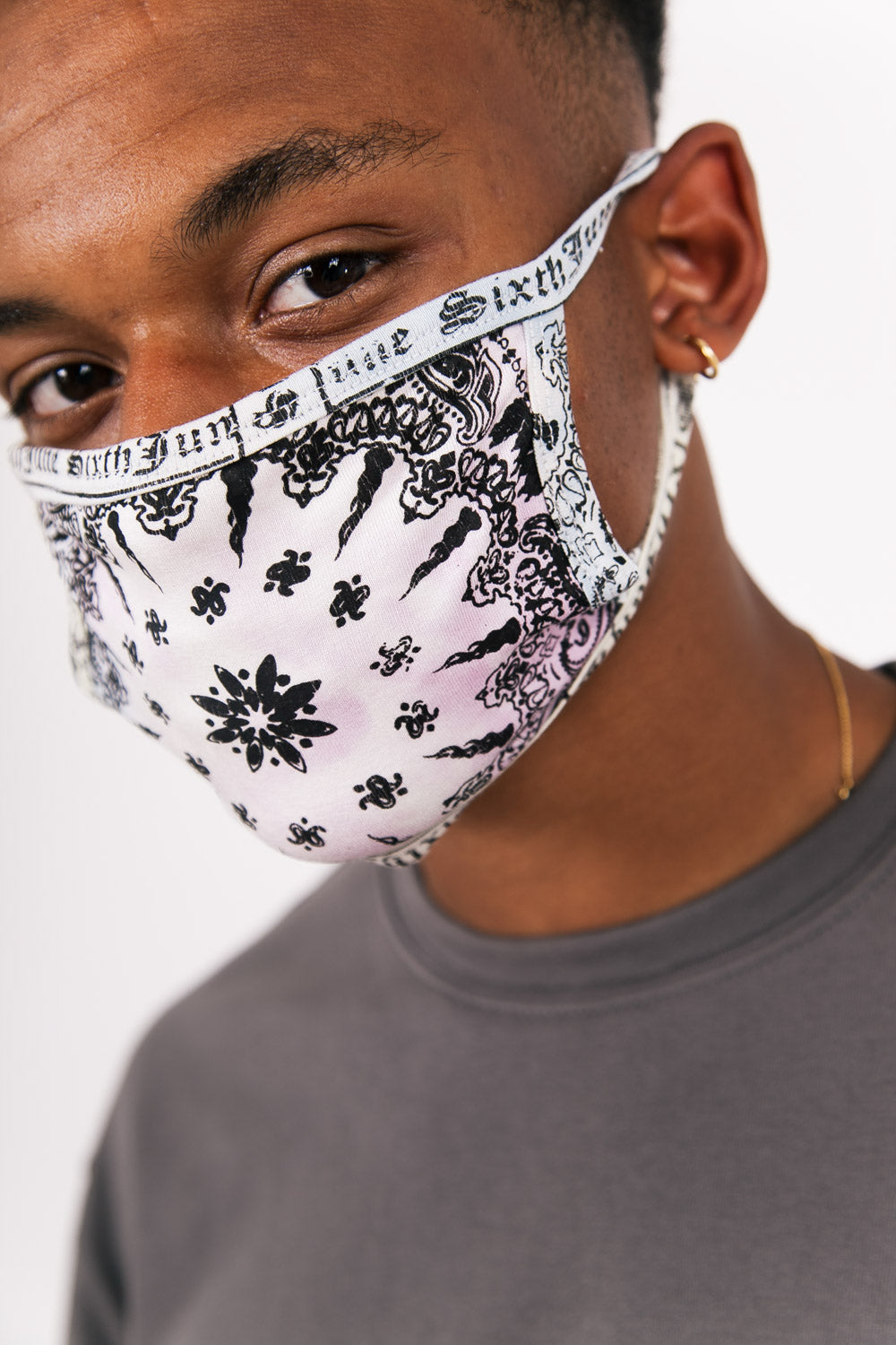 Sixth June - Masque bandana Maune Jaune