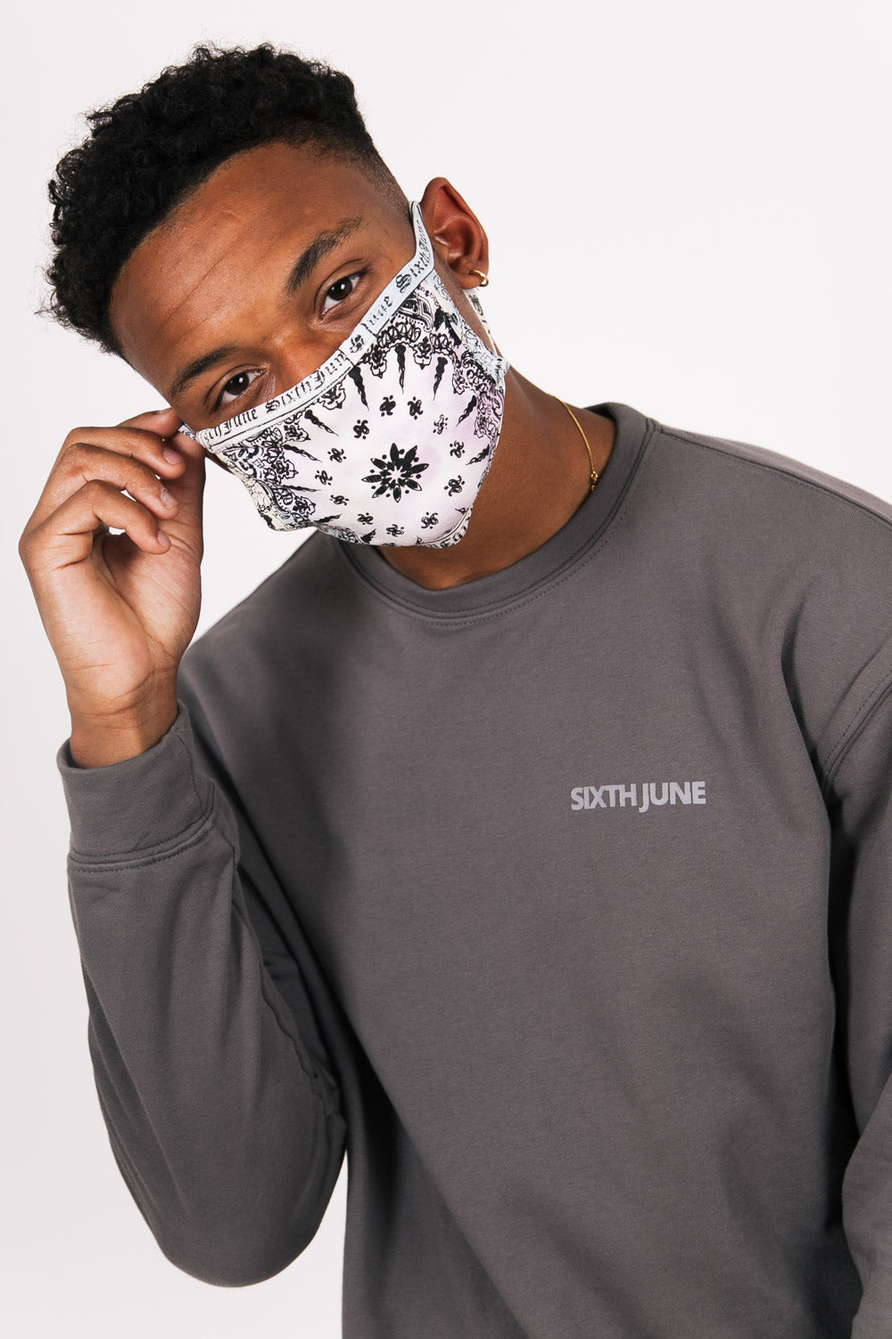 Sixth June - Masque bandana Maune Jaune