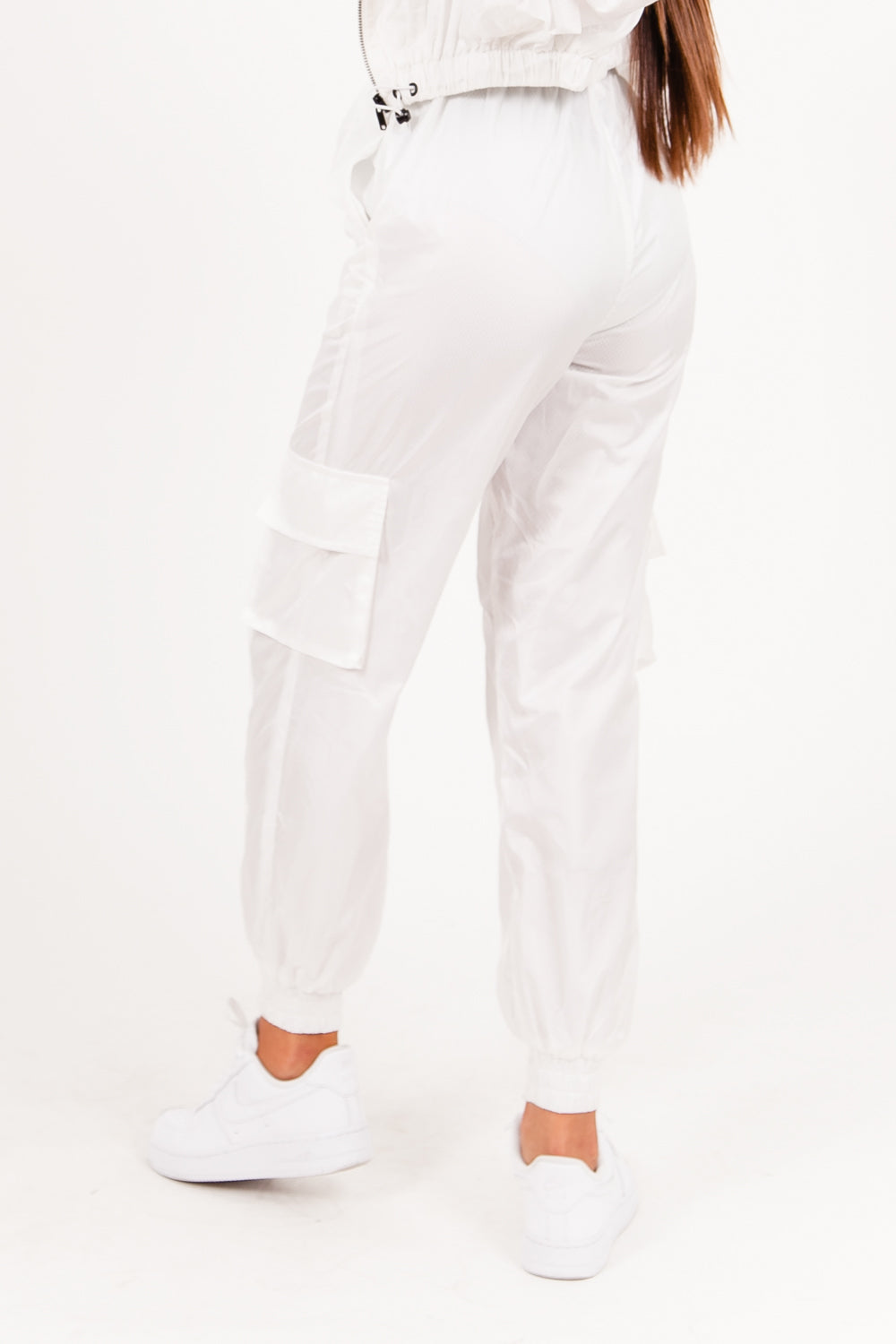 Sixth June - Jogging vinyle fermeture blanc