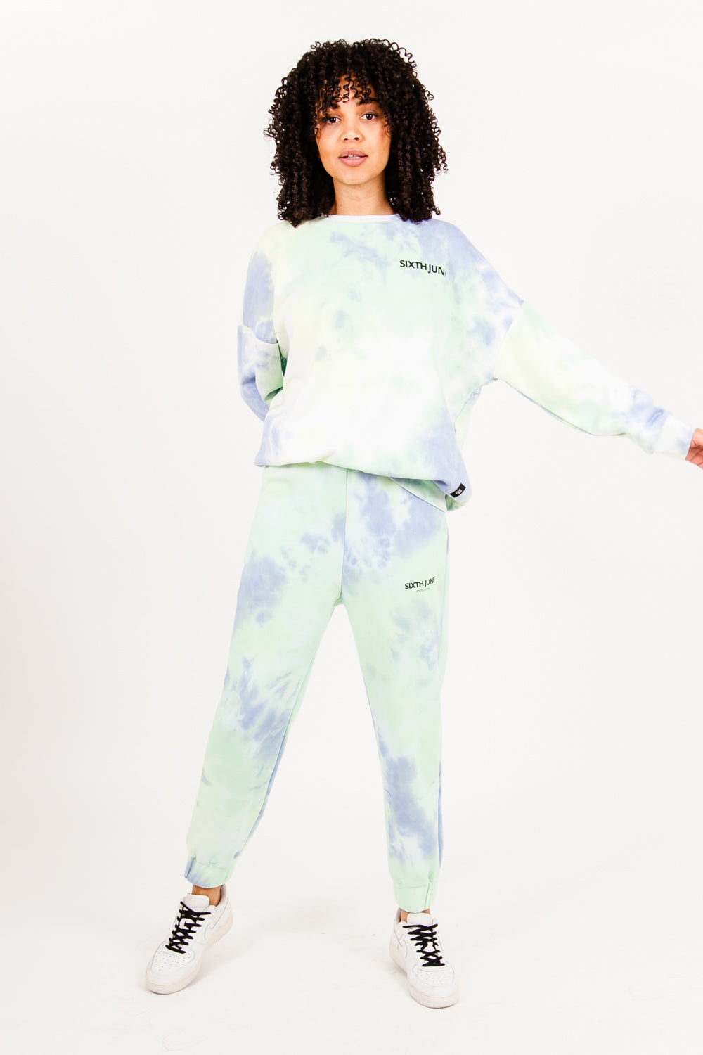 Sixth June - Sweat tie and dye bleu