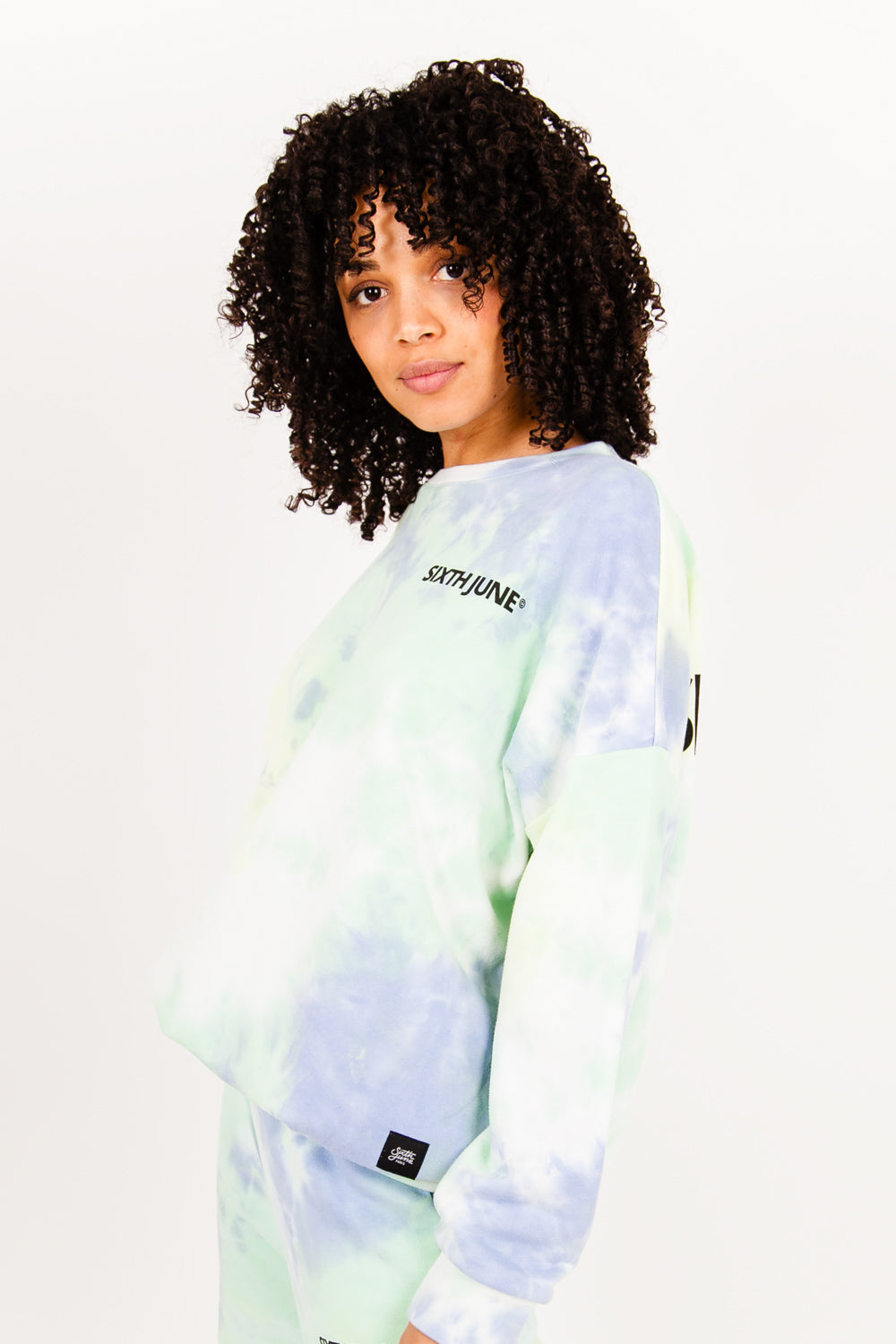 Sixth June - Sweat tie and dye bleu