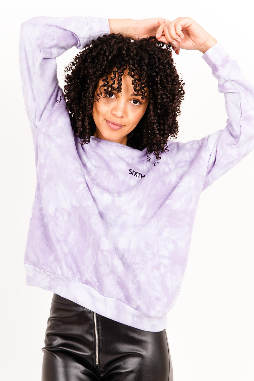 Sixth June - Sweat tie and dye violet