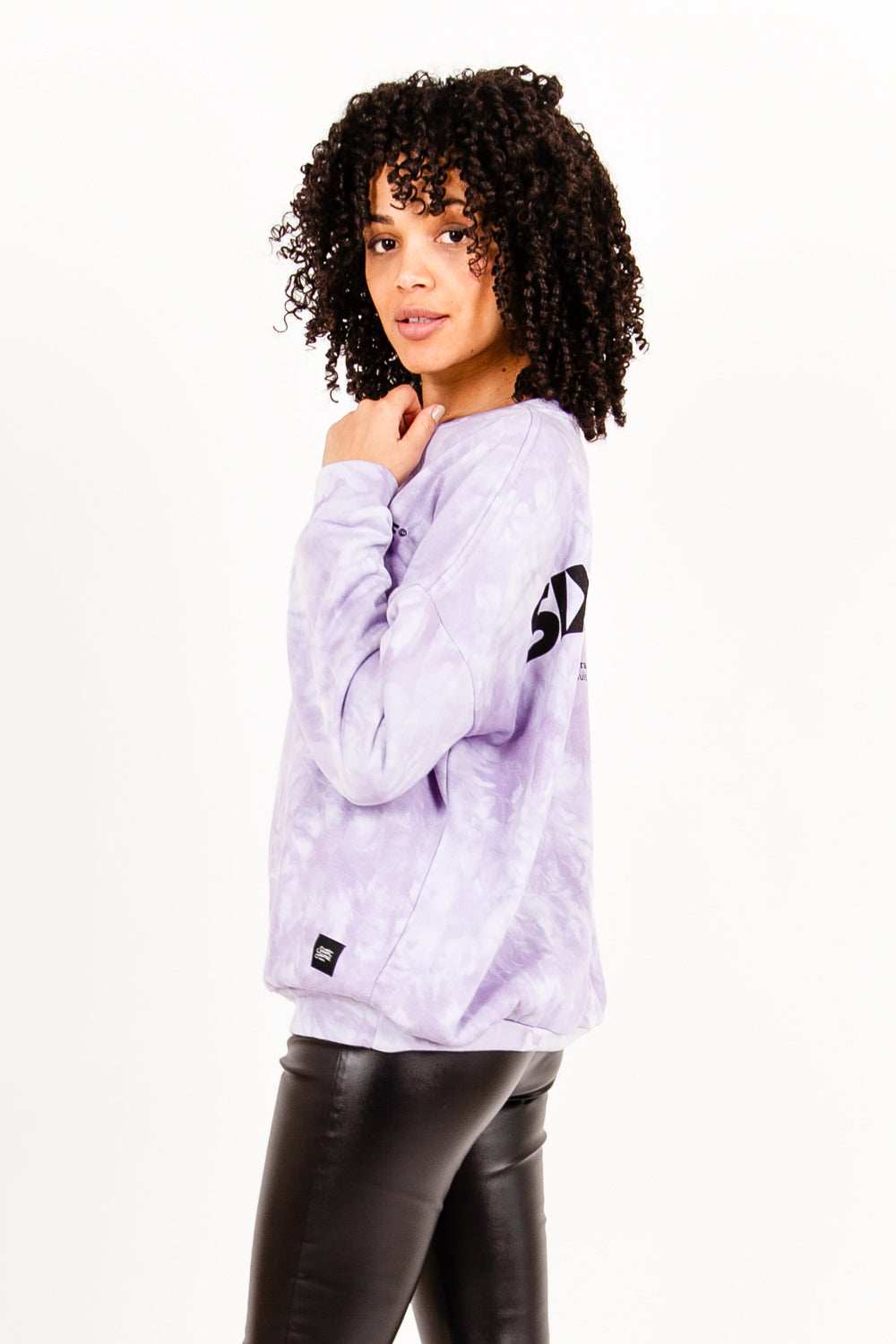 Sixth June - Sweat tie and dye violet