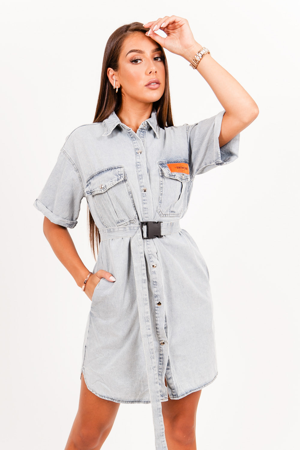 Sixth June - Robe en jean bleu