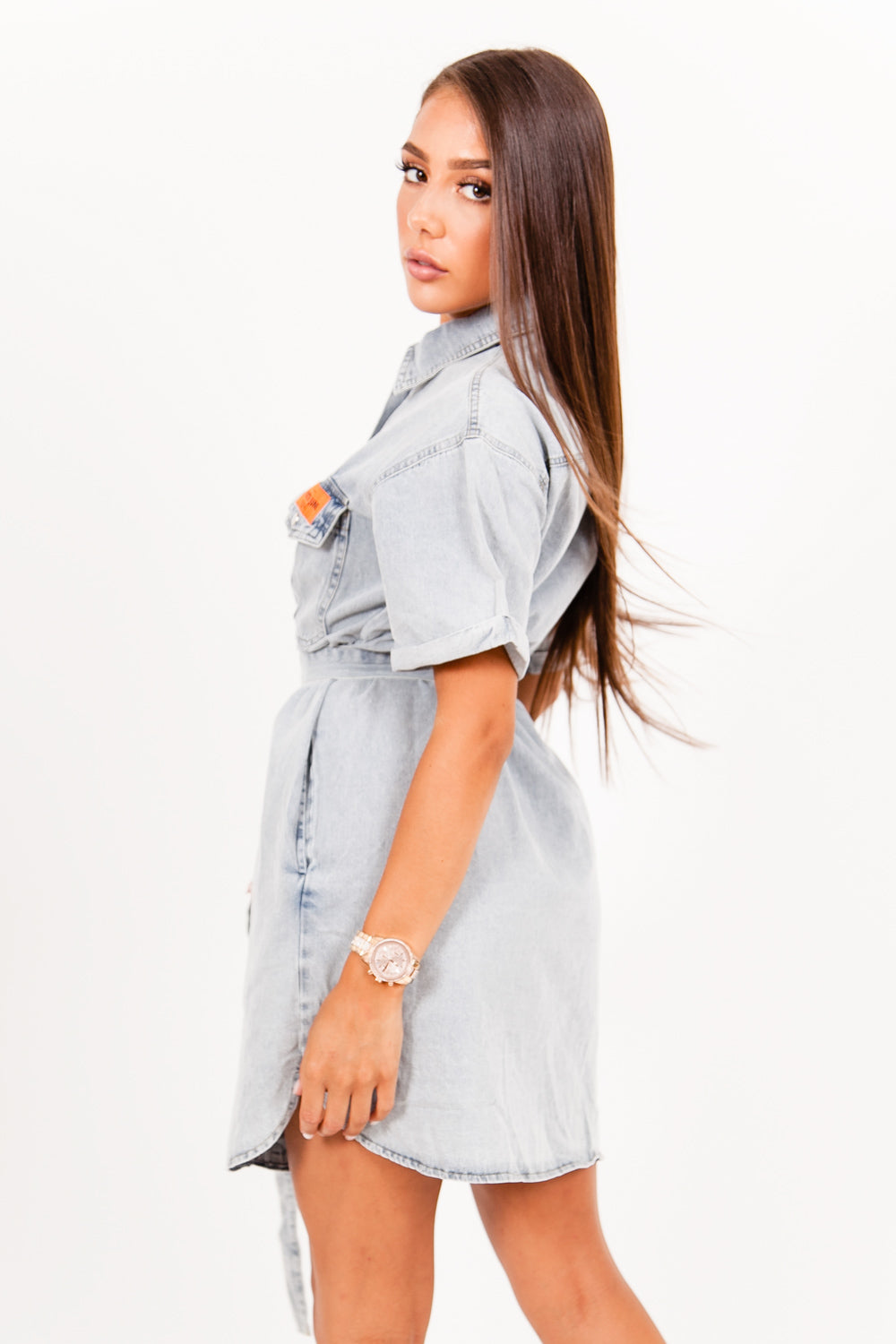 Sixth June - Robe en jean bleu