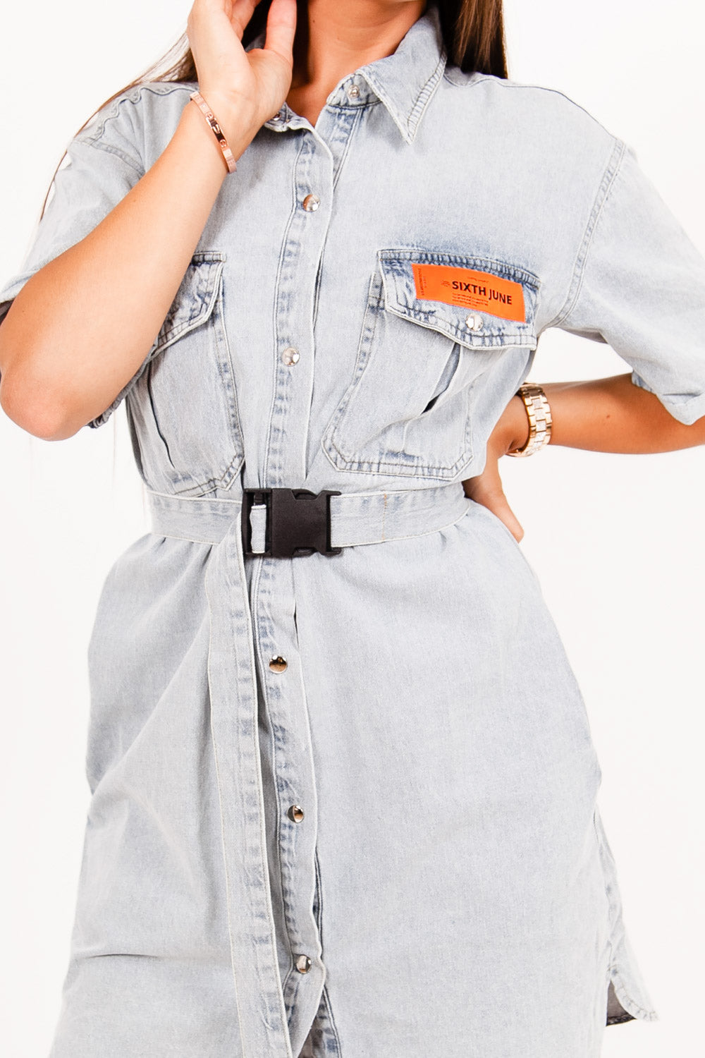 Sixth June - Robe en jean bleu