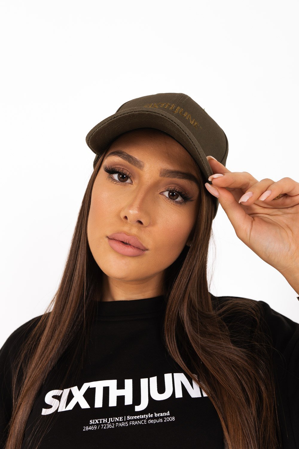 Sixth June - Casquette logo Sixth June Vert kaki