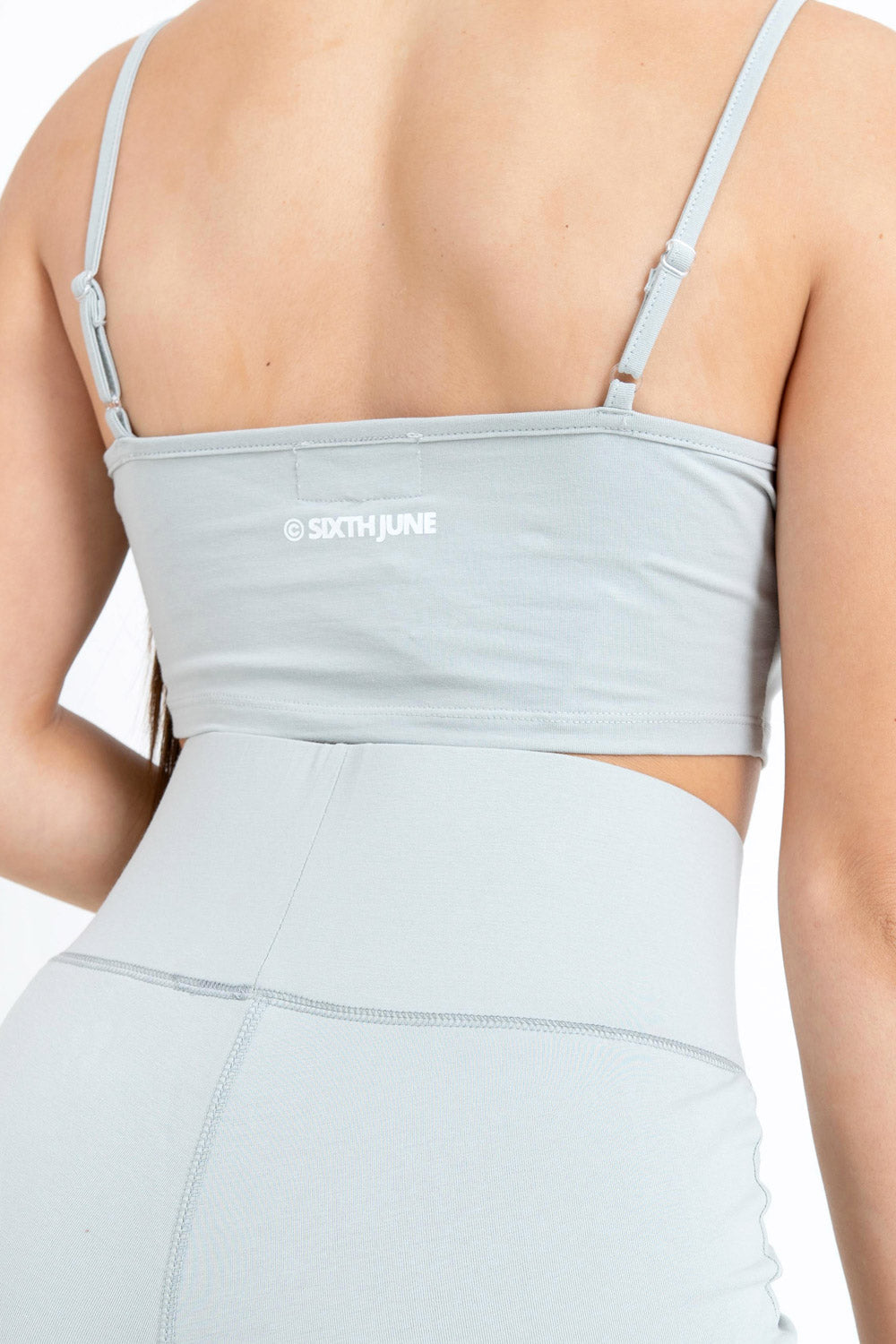 Sixth June - Brassière bretelles logo imprimé Vert