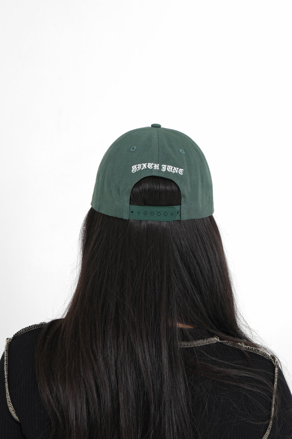 Sixth June - Casquette brodée Crew Vert