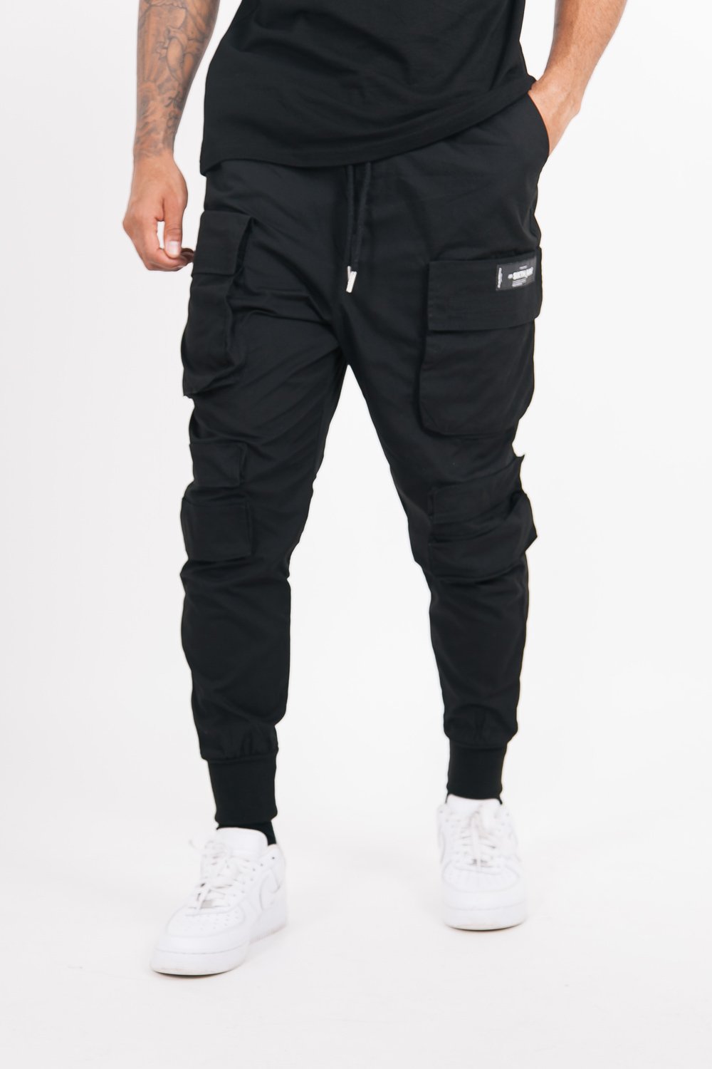 Sixth June - Pantalon cargo tactique poches noir