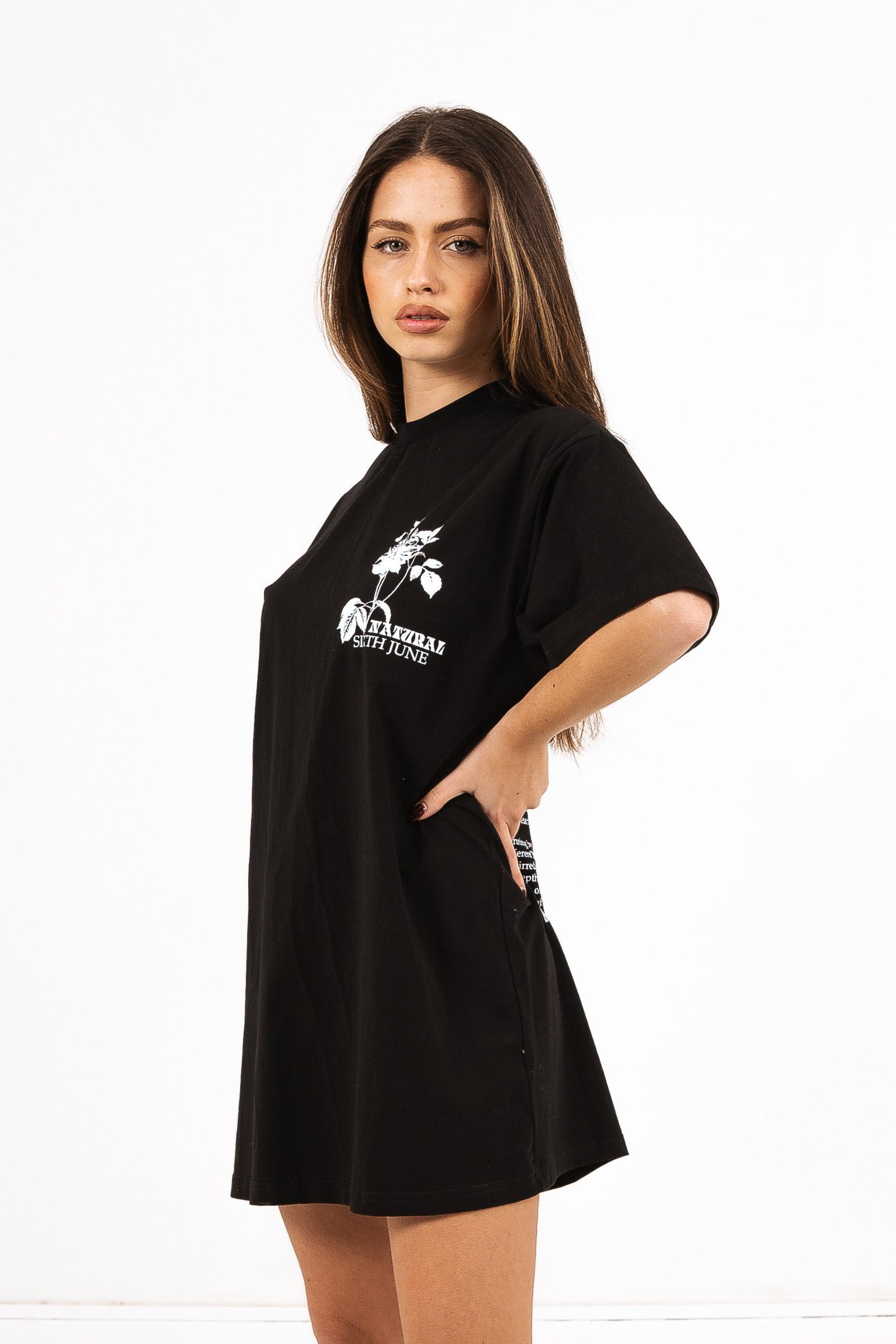 Sixth June - Robe t-shirt natural noir