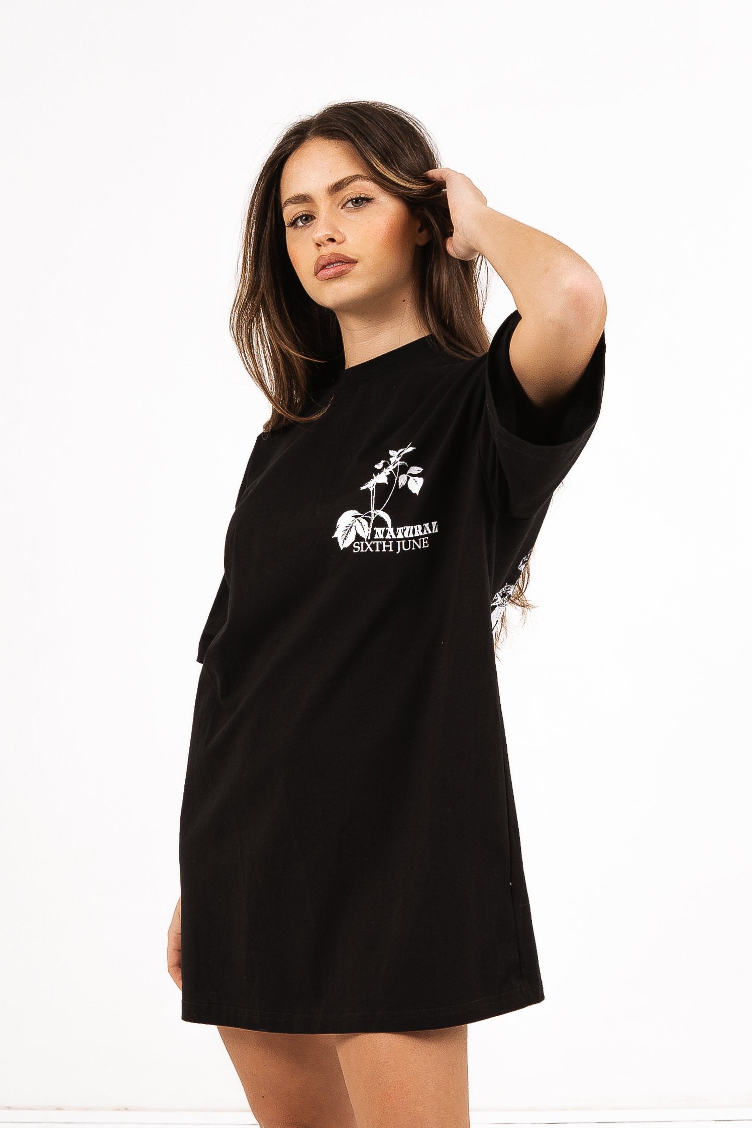 Sixth June - Robe t-shirt natural noir