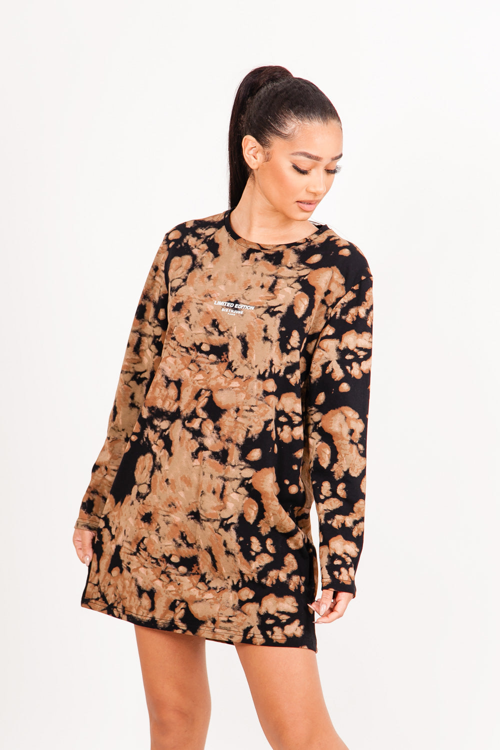 Sixth June - Robe tie dye limited edition noir