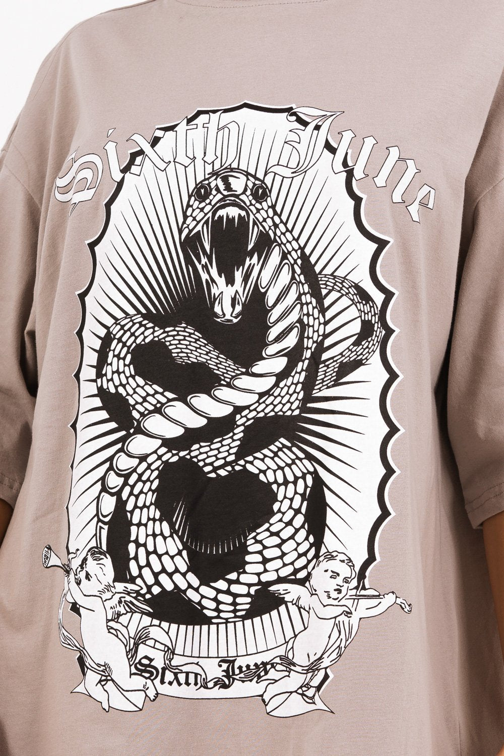Sixth June - Robe t-shirt Snake Gris