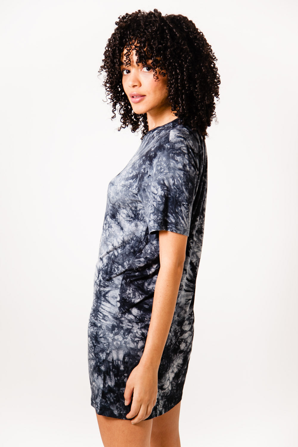 Sixth June - Robe t-shirt tie dye requin noir