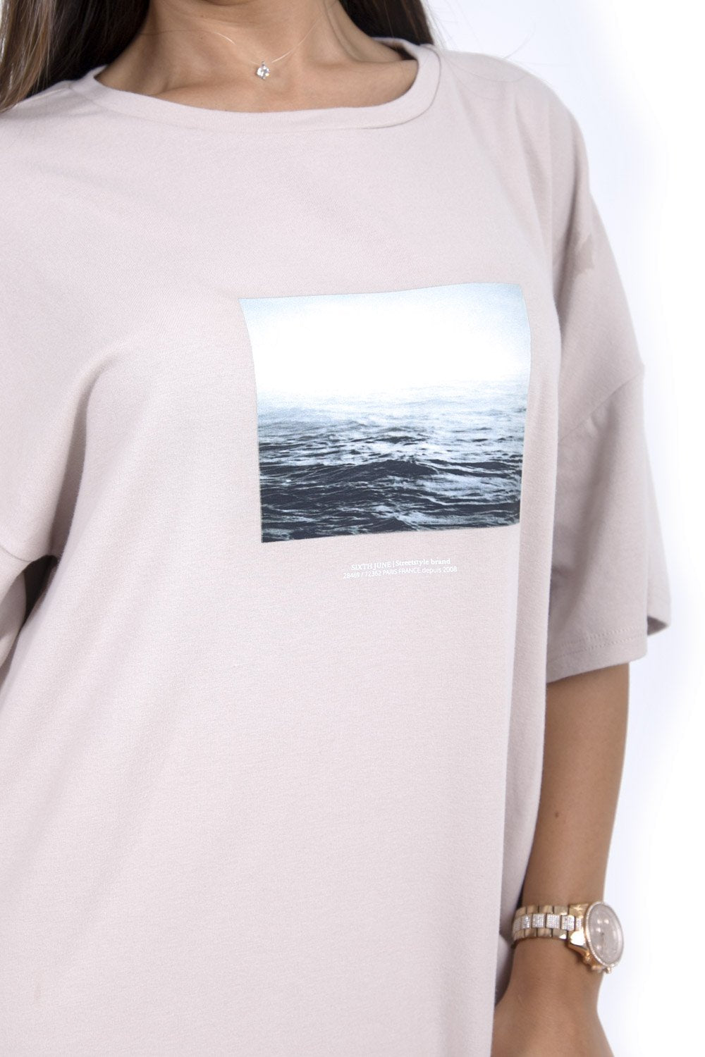 Sixth June - sea tshirt w4136vts beig