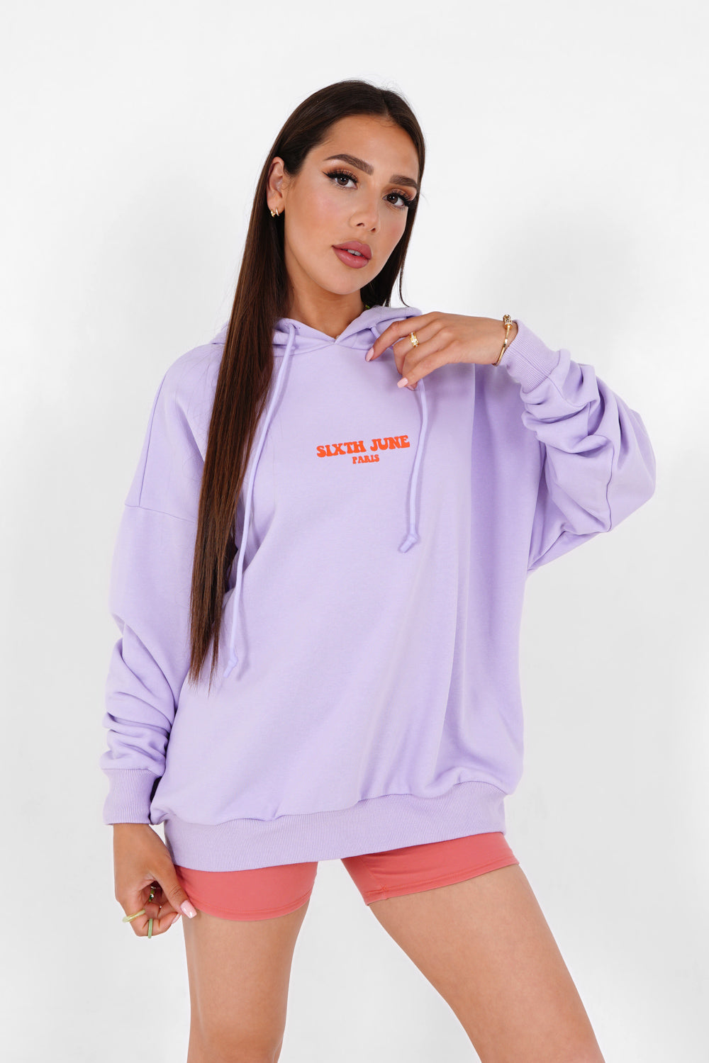 Sixth June - Sweat capuche hippie Violet