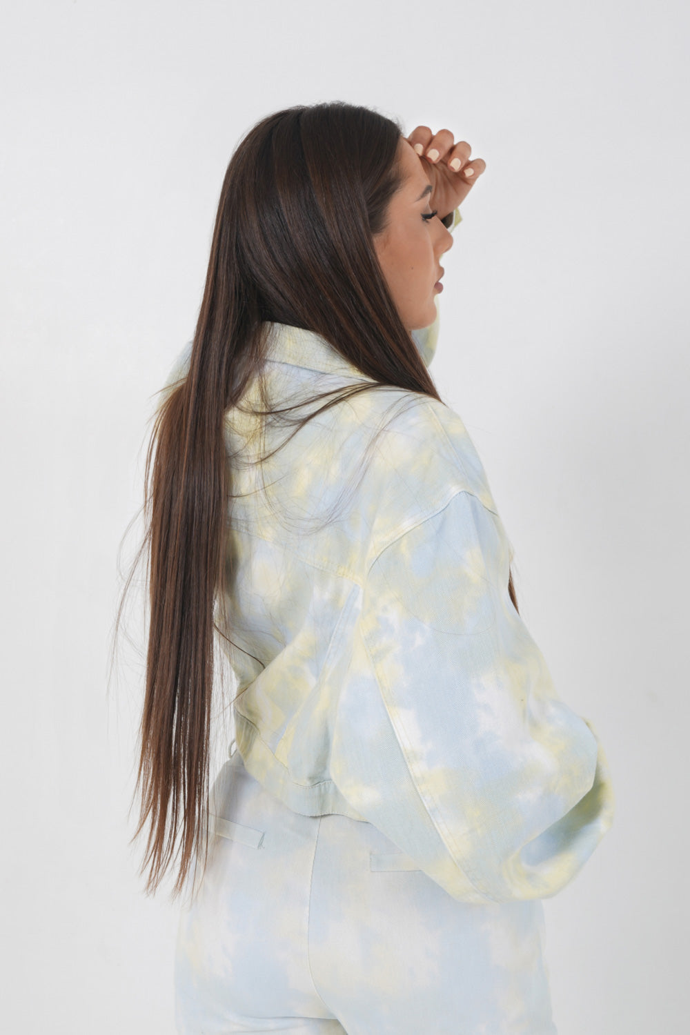 Sixth June - Veste courte tie dye Jaune
