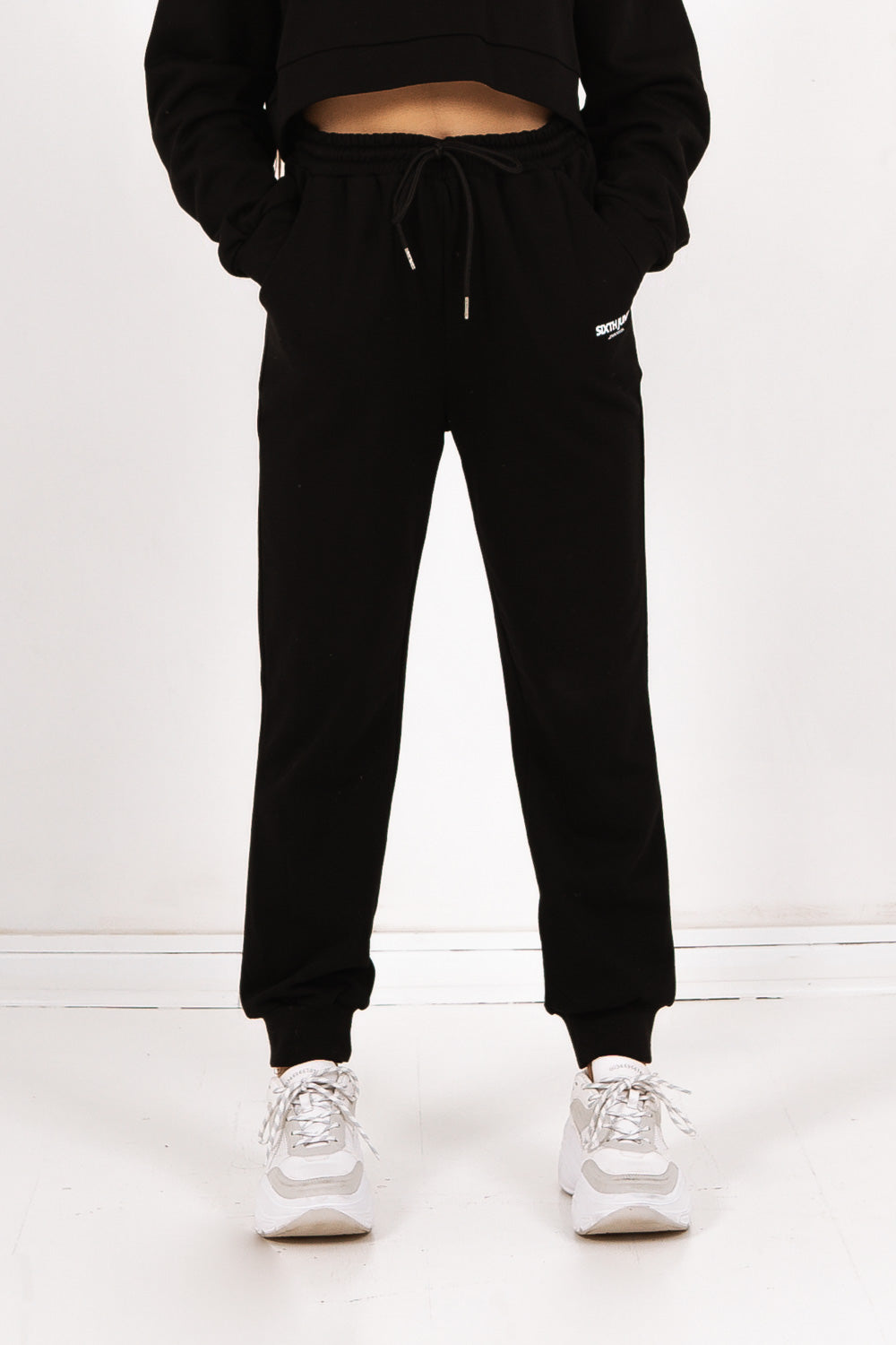 Sixth June - Jogging molletonné logo Noir