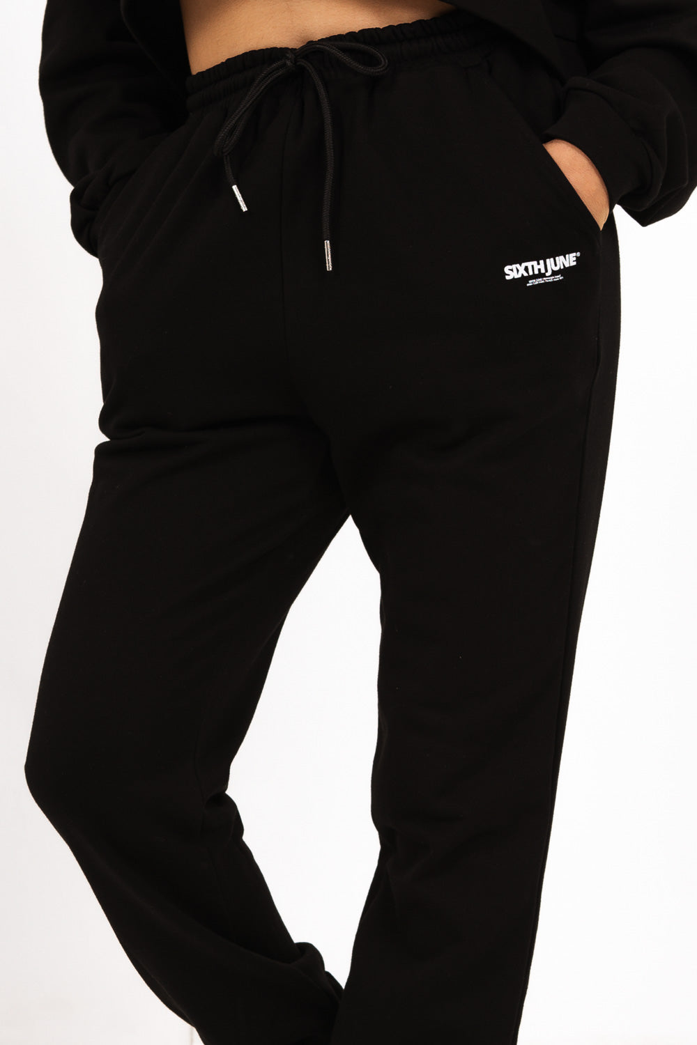 Sixth June - Jogging molletonné logo Noir