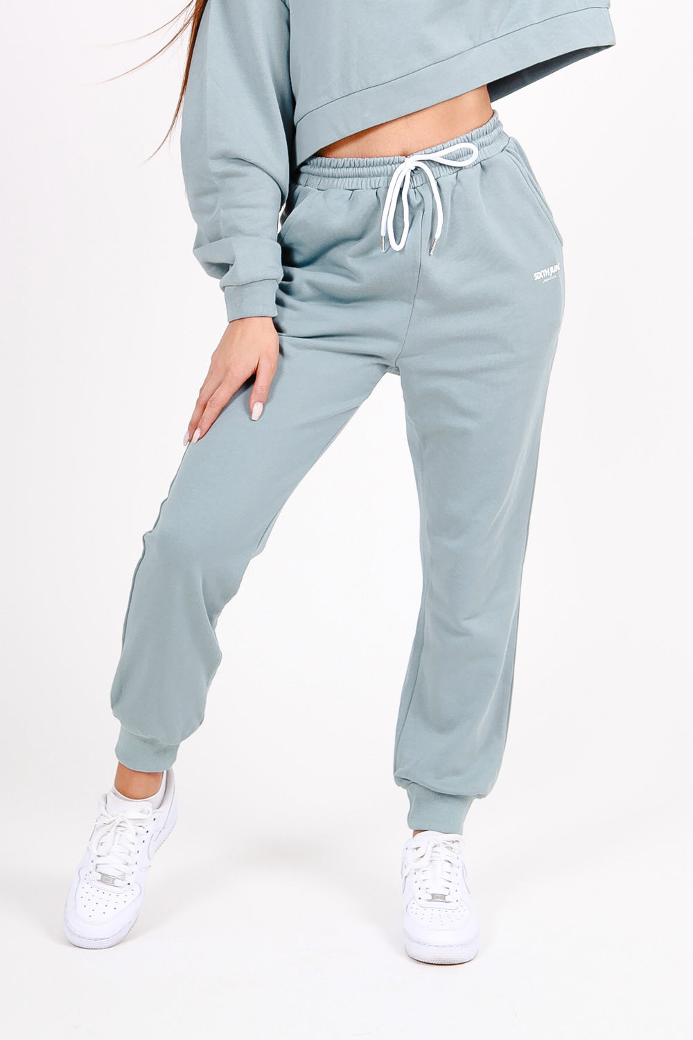 Sixth June - Jogging molletonné logo Vert