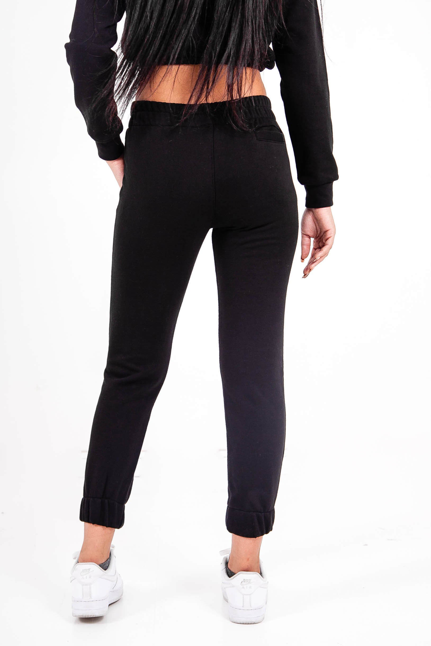 Sixth June - Jogging coton logo iridescent noir