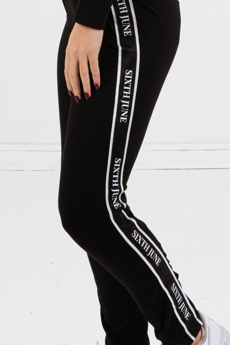 Bands printed legging black