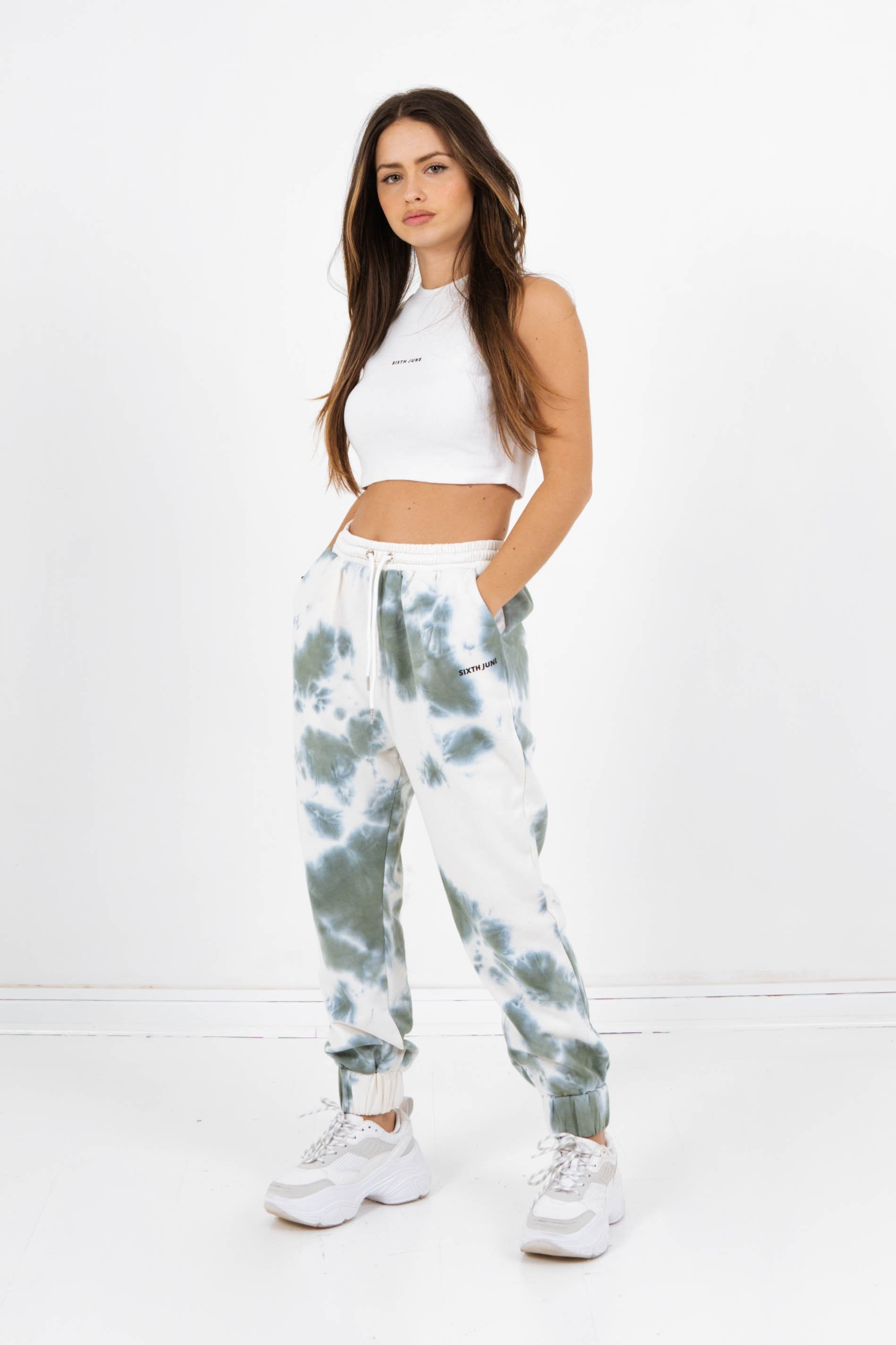 Sixth June - Jogging tie dye vert