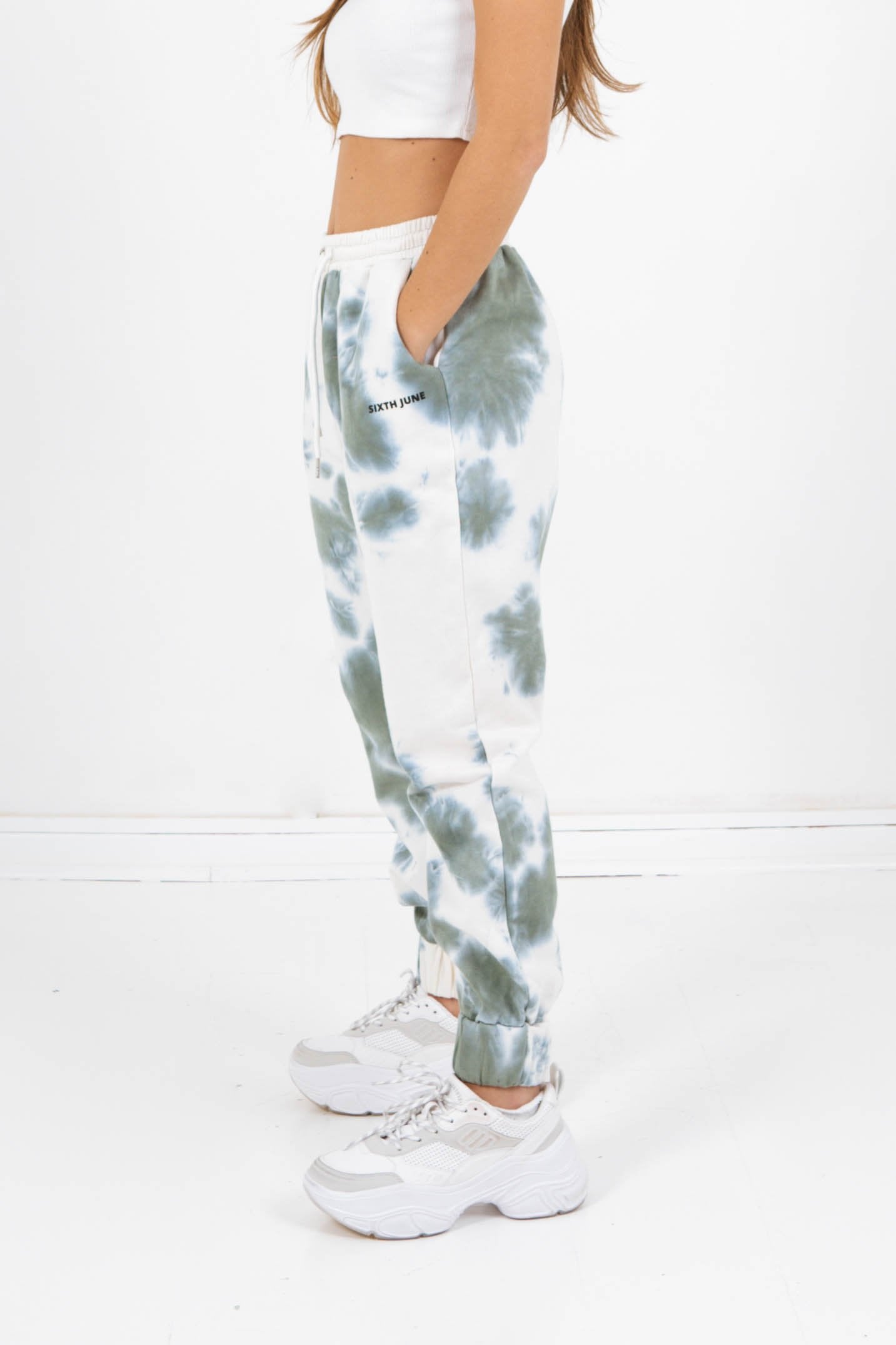 Sixth June - Jogging tie dye vert