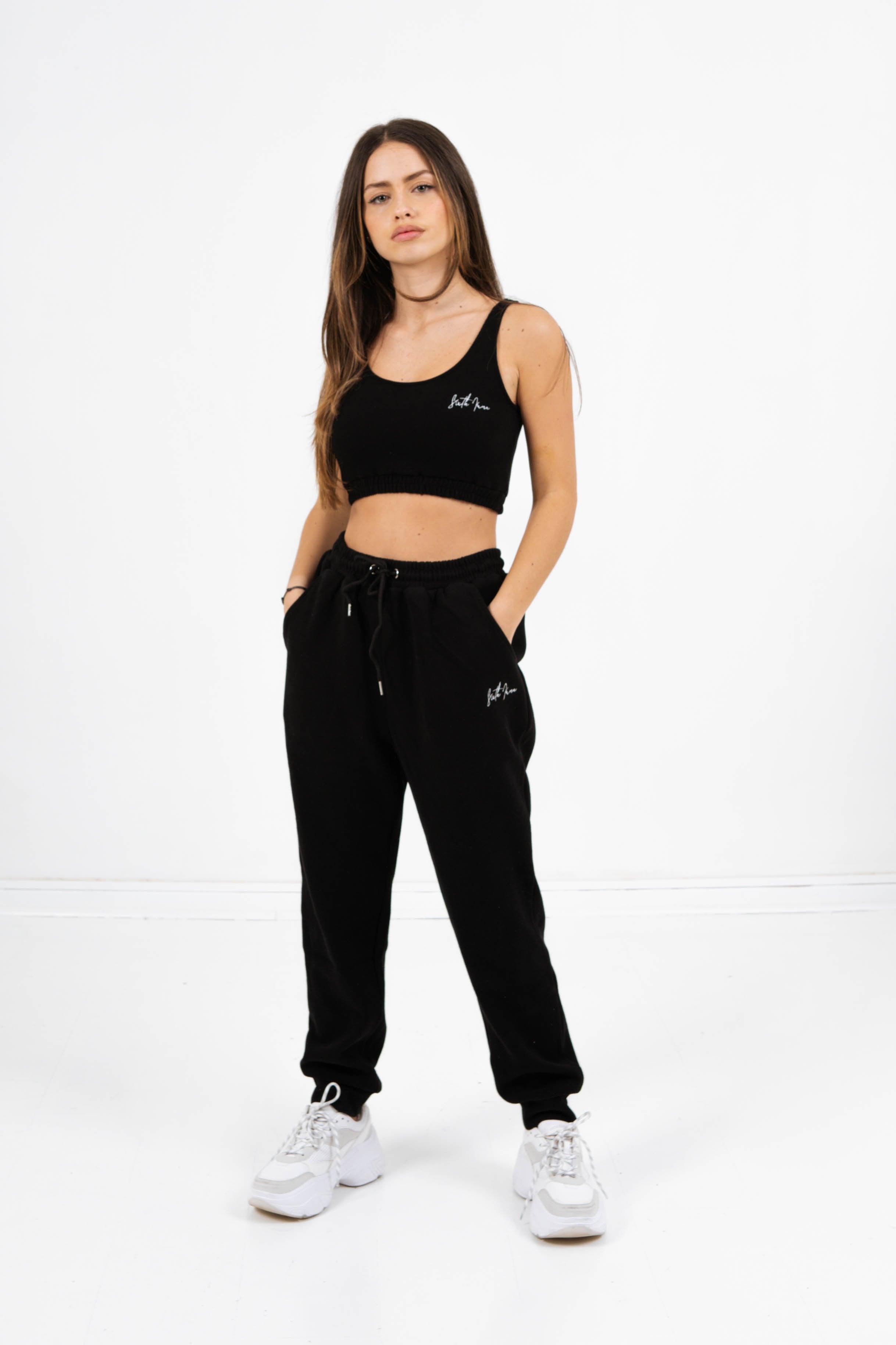 Sixth June - basic signature pants 32834 blac