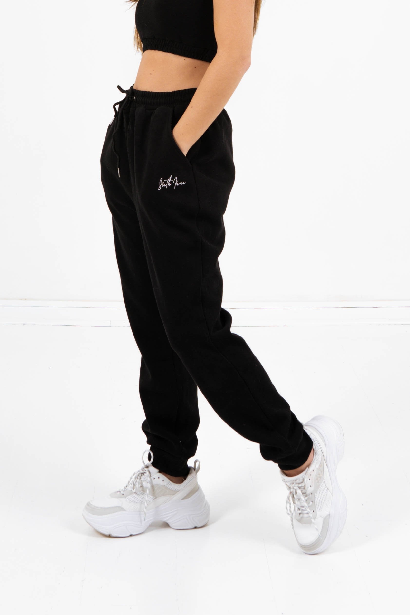 Sixth June - basic signature pants 32834 blac