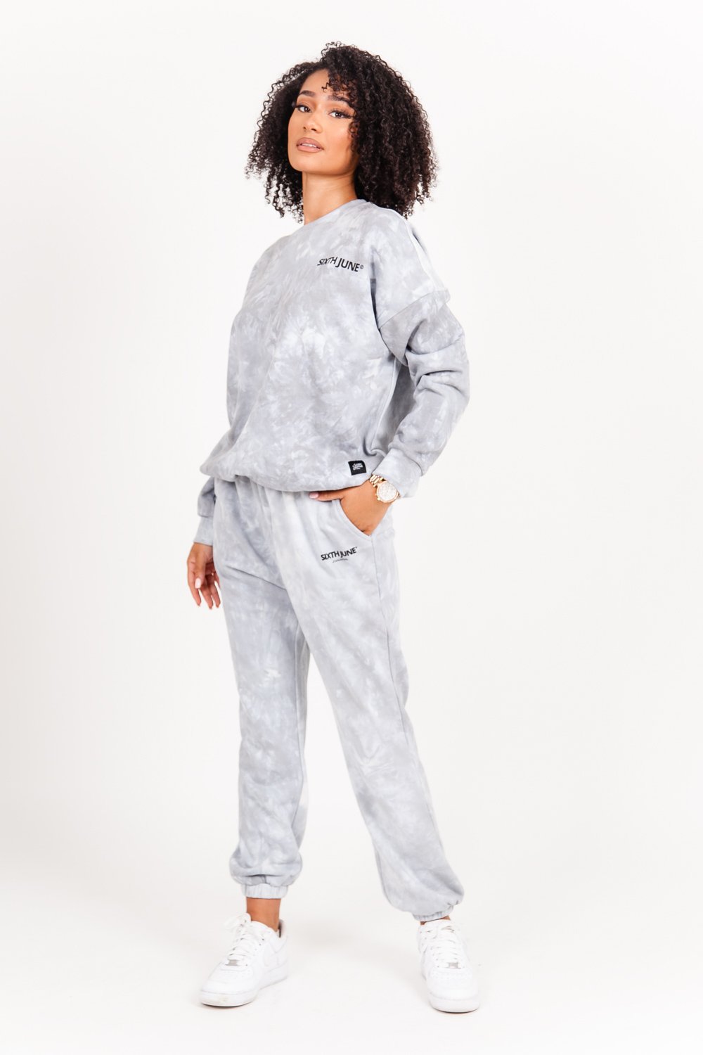 Sixth June - Jogging tie and dye Gris