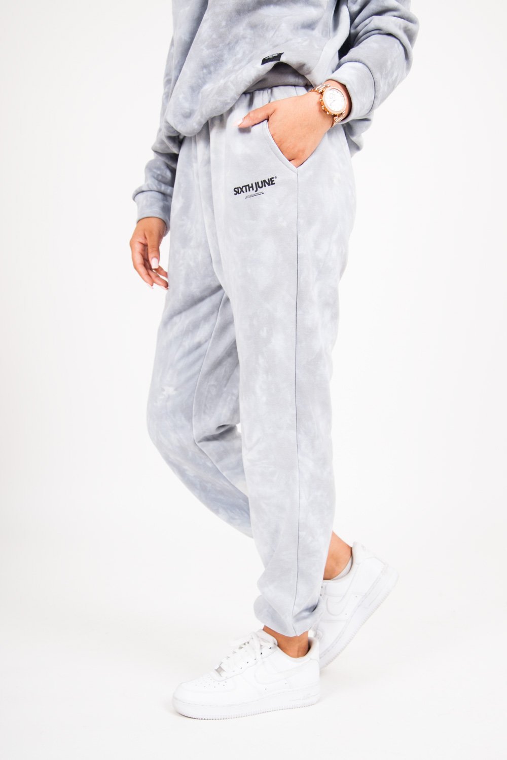 Sixth June - Jogging tie and dye Gris