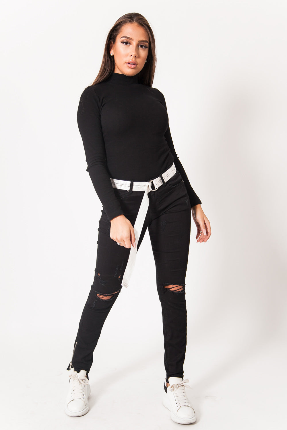 Sixth June - Ceinture streetstyle GPS blanc cassé