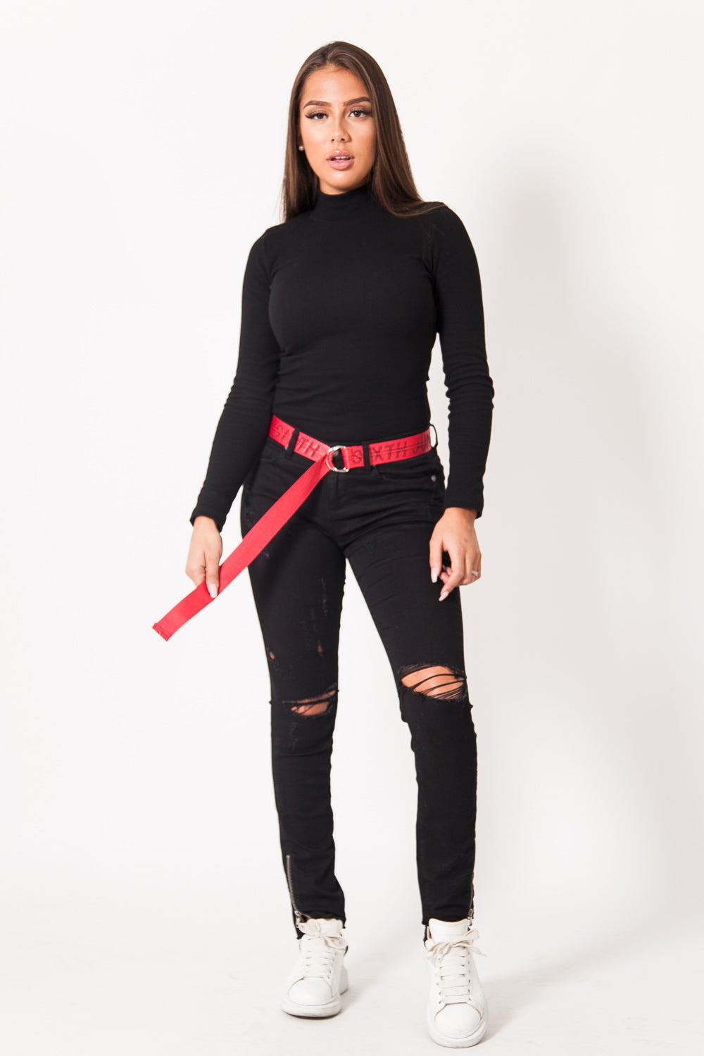 Sixth June - Ceinture streetstyle GPS rouge